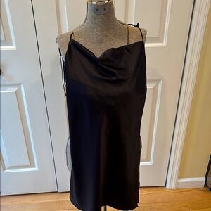 Brandy Melville Black satin slip  Dress